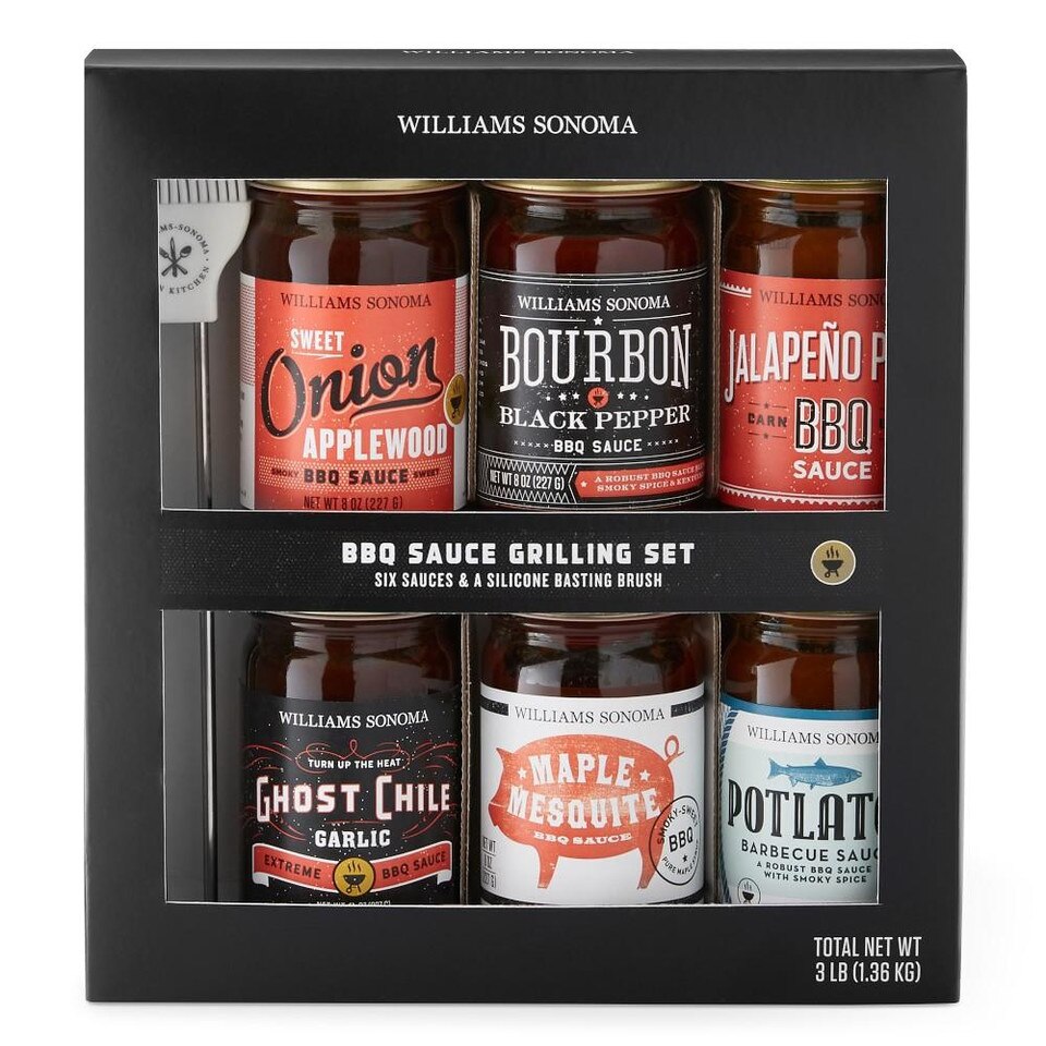 Williams Sonoma Mini BBQ Sauces, Set of 6 Williams Sonoma Australia